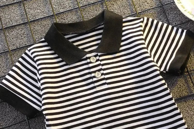 ChildrenBoys T-shirt Shorts Clothing set Kids Clothes Children's Sets Summer Cotton Short sleeve fashion Suit2PCS - Mom & Kids