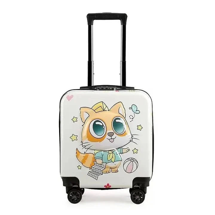 Children's Trolley Case Universal Wheel Cartoon Animal Portable Luggage Multi Function Boarding Case