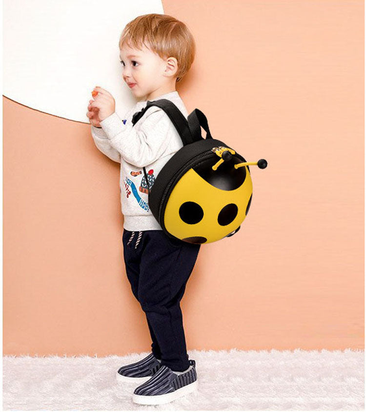 Ladybug Kindergarten Backpack with Leash Baby Backpack for 1 2 3 years Kids Backpack - Baby's World (view 10)