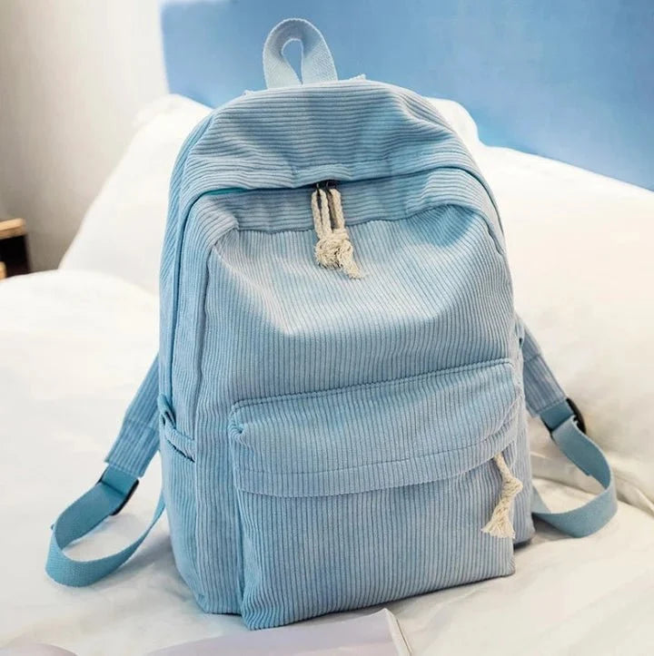 Corduroy School Bag Bangladesh | Students Backpack | Baby's World