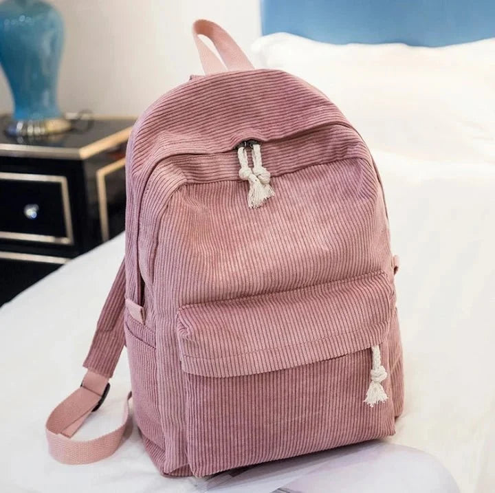 Corduroy School Bag Bangladesh | Students Backpack | Baby's World
