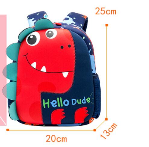 Cartoon Cute Children Kindergarten Dinosaur School Bag -2026 - Baby Bag - Baby's World (view 2)