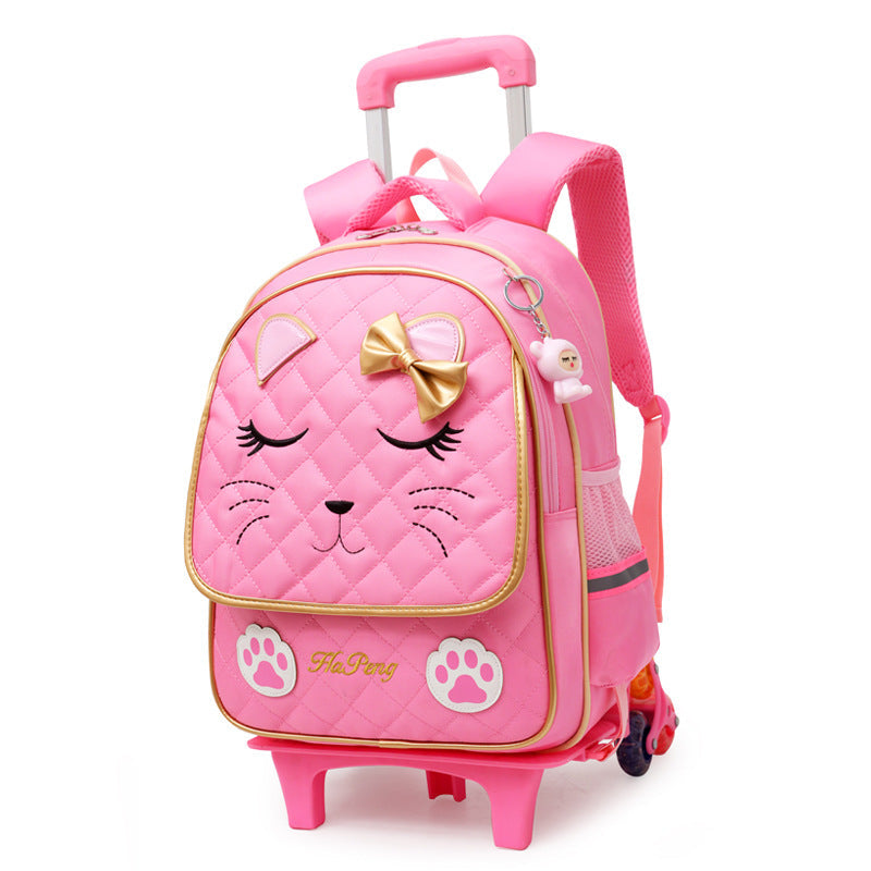 Children Two Three - Children's Two-three-wheel Trolley School bag Data cable - Baby Bag - Baby's World (view 5)