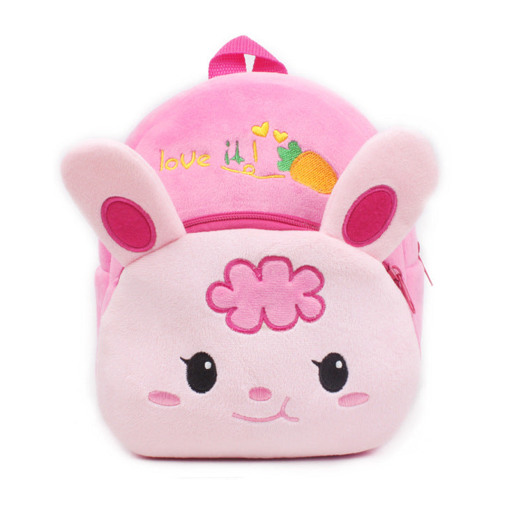 Lovable Year Old - Lovable 1-2 year old boys and girls small books to prevent loss of cartoon Plush bag baby traction rope