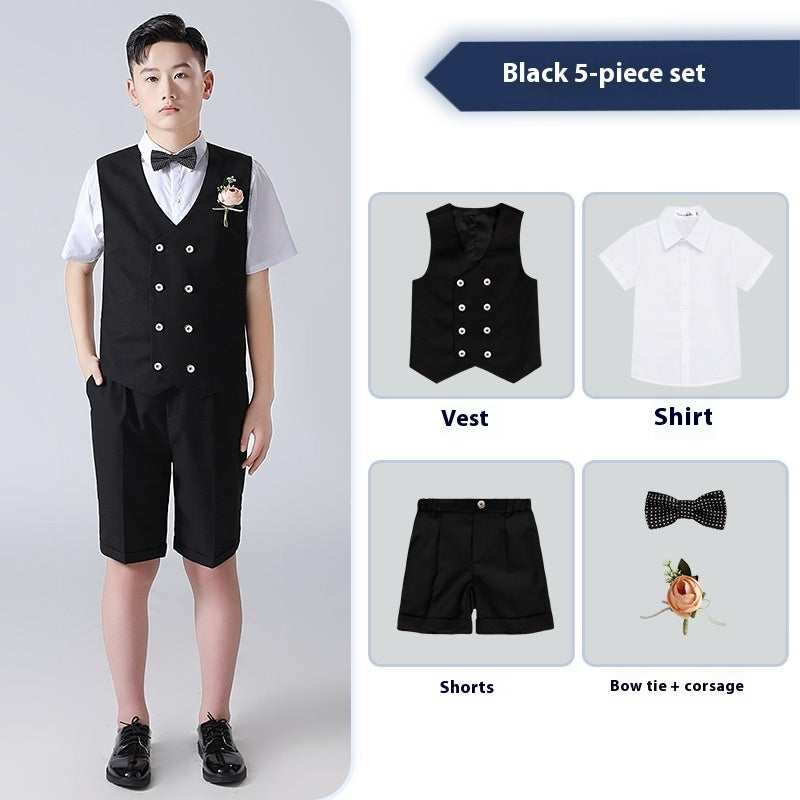 Boys' Plus-sized Plus Size Suit Performance Dress