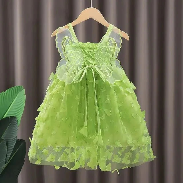 Fairy Butterfly Wings Dress Bangladesh | Kids Princess Party Dress