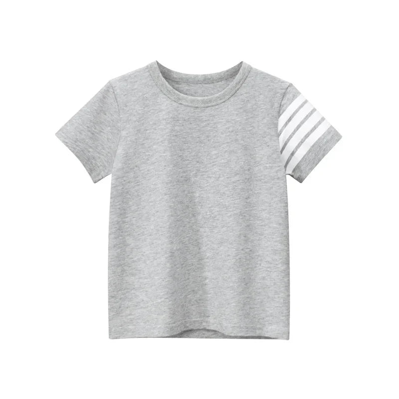 Jumping Meters Hot Selling Boys Girls Summer Baby T Shirts Short Sleeve Cartoon Cars  Toddler Tees Tops Boys Girls Clothing