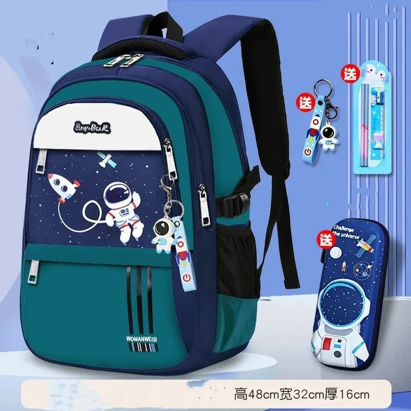 Kids Backpack Children School Bags for Boys Orthopedic School Backpack Waterproof Primary Schoolbag Book Bag - Baby's World