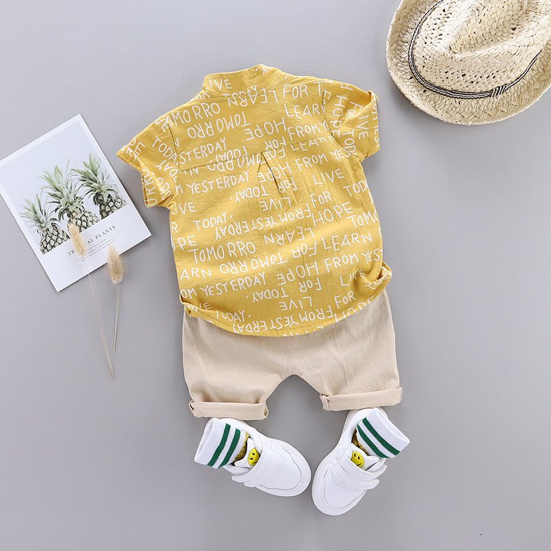 Korean Short-Sleeved Children's Clothing For Boys And Girls (Available) - Mom & Kids