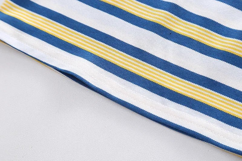 New Summer Baby Girls Clothes Suit Children Boys Striped T-Shirt Shorts 2Pcs/Sets Toddler Casual Cotton Costume Kids Tracksuits - Mom & Kids