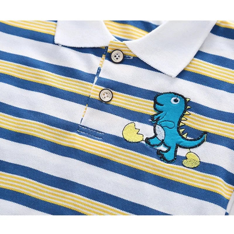 New Summer Baby Girls Clothes Suit Children Boys Striped T-Shirt Shorts 2Pcs/Sets Toddler Casual Cotton Costume Kids Tracksuits - Mom & Kids