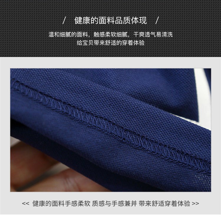 Summer Baby Boys Clothes Suits Kids Patchwork POLO Shirts and Shorts 2pcs Suit Children Short Sleeve Tracksuits Boys Sports Set - Mom & Kids