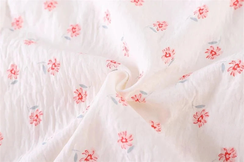Summer Fashion Baby Clothes Suit Children Short Sleeved Flower Shirt Shorts 2Pcs/Sets Kids Girls Clothing Infant Casual Costume - Mom & Kids