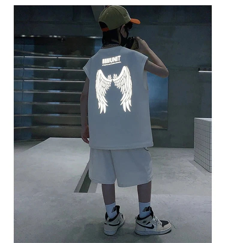 Teenage Summer Tracksuit for Boy with Shorts Tshirt 2 Piece Top and Bottom Clothes Set Kids Child Casual Cotton Outfit Suit Wear - Mom & Kids